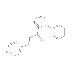 2-Propen-1-one, 1-(1-phenyl-1H-imidazol-2-yl)-3-(4-pyridinyl)-
