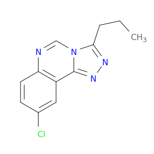 1,2,4-Triazolo[4,3-c]quinazoline, 9-chloro-3-propyl-
