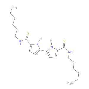 [2,2'-Bi-1H-pyrrole]-5,5'-dicarbothioamide, N,N'-dihexyl-