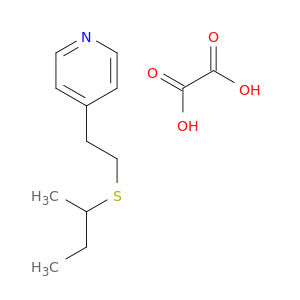 Pyridine, 4-(2-((1-methylpropyl)thio)ethyl)-, ethanedioate (1:1)
