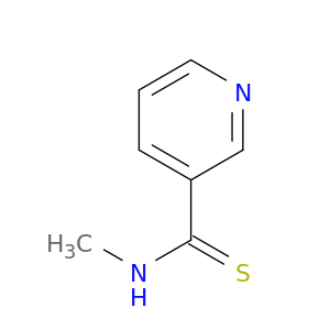 3-Pyridinecarbothioamide, N-methyl-
