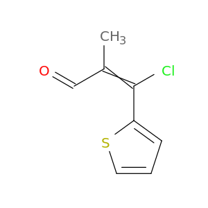 3-氯-2-甲基-3-(2-噻吩基)-2-丙烯