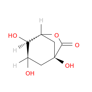 6-Oxabicyclo[3.2.1]octan-7-one, 1,3,4-trihydroxy-, (1S,3R,4R,5R)-