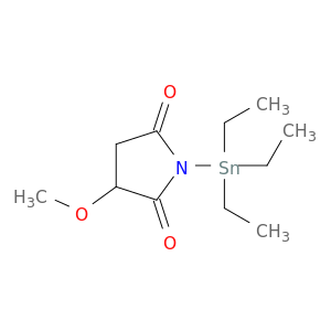 2,5-Pyrrolidinedione, 3-methoxy-1-(triethylstannyl)-
