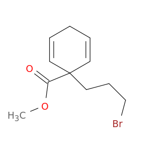 2,5-Cyclohexadiene-1-carboxylic acid, 1-(3-bromopropyl)-, methyl ester