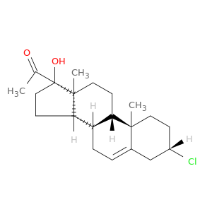 Pregn-5-en-20-one, 3b-chloro-17-hydroxy- (7CI,8CI)