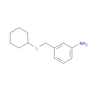 3-[(Cyclohexylsulfanyl)methyl]aniline