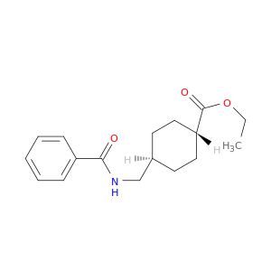 Ethyl trans-4-(N-benzoylaminomethyl)-cyclohexane-1-carboxylic acid
