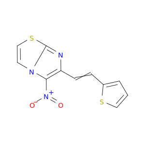 Imidazo[2,1-b]thiazole, 5-nitro-6-[2-(2-thienyl)ethenyl]-