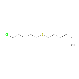 Hexane, 1-[[2-[(2-chloroethyl)thio]ethyl]thio]-
