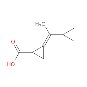 Cyclopropanecarboxylicacid, (1-cyclopropylethylidene)-, (E)- (9CI)