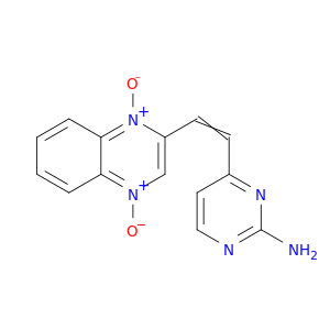 2-(2-AMINO-PYRIMIDIN-4-YLVINYL)QUINOXALINE N,N'-DIOXIDE