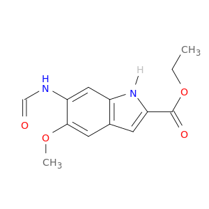 ETHYL 6-FORMYLAMINO-5-METHOXYINDOLE-2-CARBOXYLATE