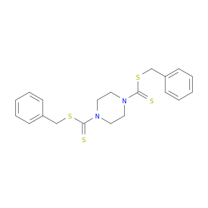 1,4-Piperazinedicarbodithioicacid, 1,4-bis(phenylmethyl) ester