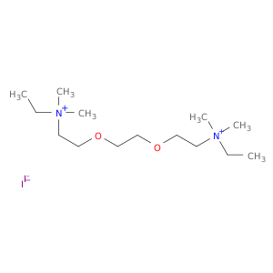 [Ethylenebis(oxyethylene)]bis[ethyldimethylammoniumiodide] (6CI)