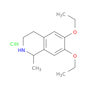6,7-二乙氧基-1-甲基-1,2,3,4-四氢异喹啉 盐酸盐