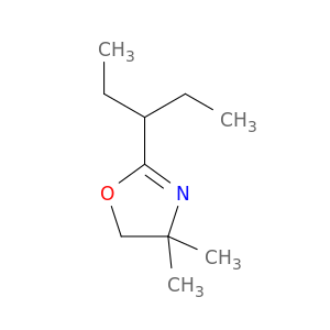 Oxazole, 2-(1-ethylpropyl)-4,5-dihydro-4,4-dimethyl-