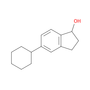 1H-Inden-1-ol, 5-cyclohexyl-2,3-dihydro-