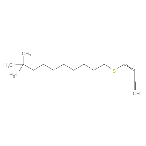 Decane, 1-(1-buten-3-ynylthio)-9,9-dimethyl-