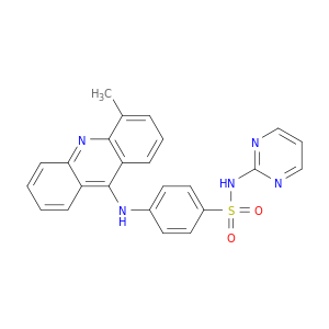 Benzenesulfonamide, 4-[(4-methyl-9-acridinyl)amino]-N-2-pyrimidinyl-
