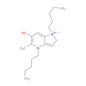1H-Pyrrolo[3,2-b]pyridinium, 6-hydroxy-5-methyl-1,4-dipentyl-
