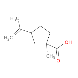 1-methyl-3-(prop-1-en-2-yl)cyclopentanecarboxylic acid