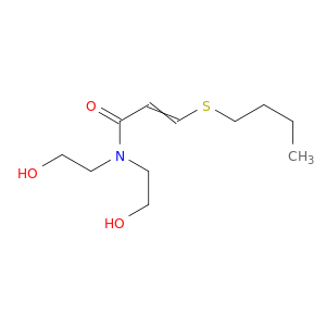 2-Propenamide, 3-(butylthio)-N,N-bis(2-hydroxyethyl)-
