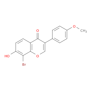 4H-1-Benzopyran-4-one, 8-bromo-7-hydroxy-3-(4-methoxyphenyl)-