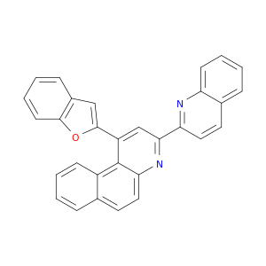 Benzo[f]quinoline, 1-(2-benzofuranyl)-3-(2-quinolinyl)-