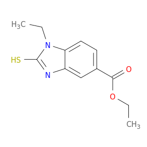 1-乙基-2-硫烷基-1H-1,3-苯并二唑-5-羧酸乙酯