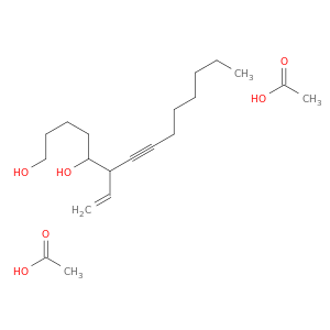 7-Tetradecyne-1,5-diol, 6-ethenyl-, diacetate