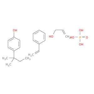 磷酸,用烯丙基Alc.-苯乙烯聚合物和4-(1,1-二甲基丙基)苯酚的混合酯
