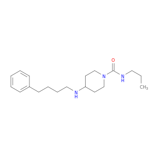 1-Piperidinecarboxamide, 4-[(4-phenylbutyl)amino]-N-propyl-