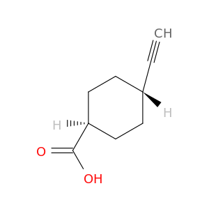 Cyclohexanecarboxylicacid, 4-ethynyl-, trans-