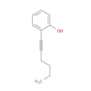 Phenol, 2-(1-hexynyl)-
