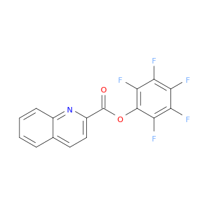 2-Quinolinecarboxylic acid, pentafluorophenyl ester