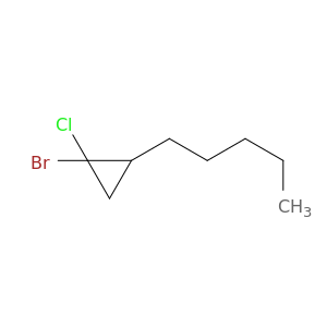 Cyclopropane, 1-bromo-1-chloro-2-pentyl-