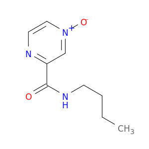 Pyrazinecarboxamide, N-butyl-, 4-oxide