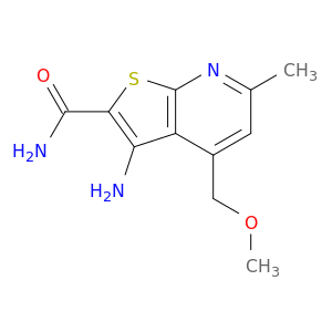 3-AMINO-4-(METHOXYMETHYL)-6-METHYLTHIENO[2,3-B]PYRIDINE-2-CARBOXAMIDE