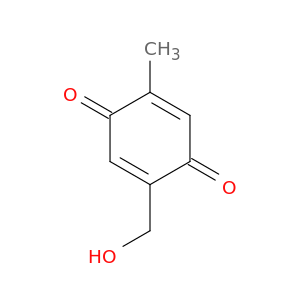 p-Benzoquinone, 2-(hydroxymethyl)-5-methyl-