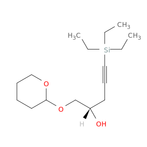 4-Pentyn-2-ol, 1-[(tetrahydro-2H-pyran-2-yl)oxy]-5-(triethylsilyl)-, (2S)-