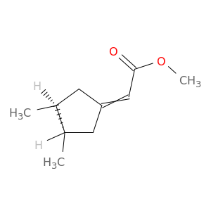 Acetic acid, 2-[(3S,4S)-3,4-dimethylcyclopentylidene]-, methyl ester