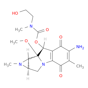 [1AS-(1AALPHA,8BETA,8AALPHA,8BALPHA)]-(2-羟基乙基)-氨基甲酸(6-氨基-1,1A,2,4,7,8,8A,8B-八氢-8A-甲氧基-1,5-二甲基-4,7-二氧代氮丙啶并[2',3':3,4]吡咯并[1,2-A]吲哚-8-基)甲基酯