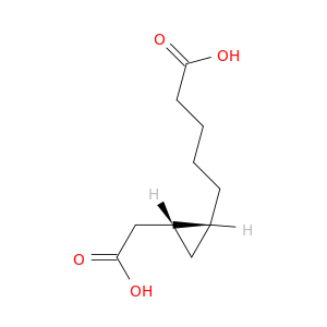 Cyclopropanepentanoic acid, 2-(carboxymethyl)-, cis-