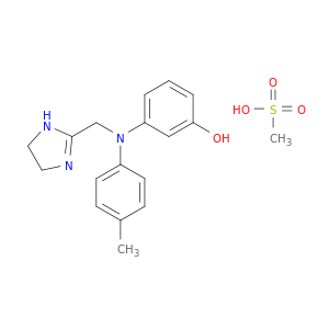 2-[N-(间羟基)-对甲苯胺甲基]-2-咪唑啉甲磺酸盐