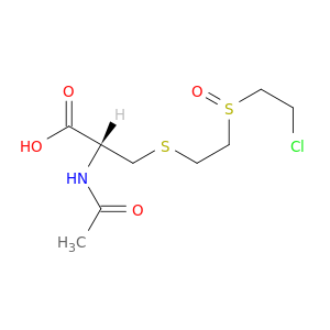 L-Cysteine, N-acetyl-S-[2-[(2-chloroethyl)sulfinyl]ethyl]-