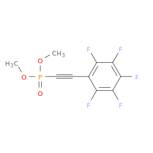 Phosphonic acid, [(pentafluorophenyl)ethynyl]-, dimethyl ester