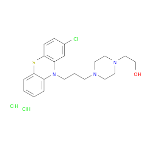 1-哌嗪乙醇,4-[3-(2-氯-10H-吩噻嗪-10-基)丙基]-,盐酸盐(1：2)