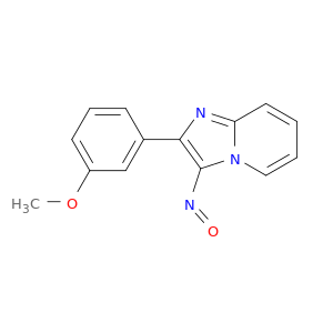 Imidazo[1,2-a]pyridine, 2-(3-methoxyphenyl)-3-nitroso-