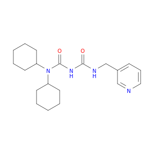 Urea, N-[(dicyclohexylamino)carbonyl]-N'-(3-pyridinylmethyl)-